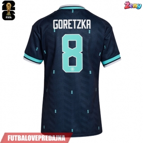 Lacne Ženy Futbalové dres Nemecko Leon Goretzka #8 MS 2026 Krátky Rukáv - Preč